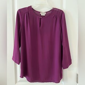 Van Heusen Purple Blouse
